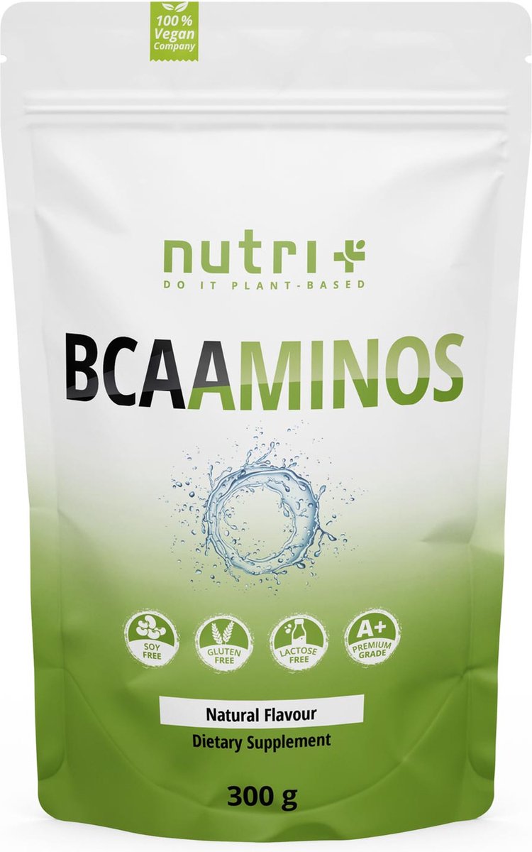 Goedkoopste nutri BCAA poeder Grapefruit - hooggedoseerd aminozuurcomplex - instant BCAA poeder vegan - 2 1 1 L-leucine L-isoleucine L-valine - 300 g