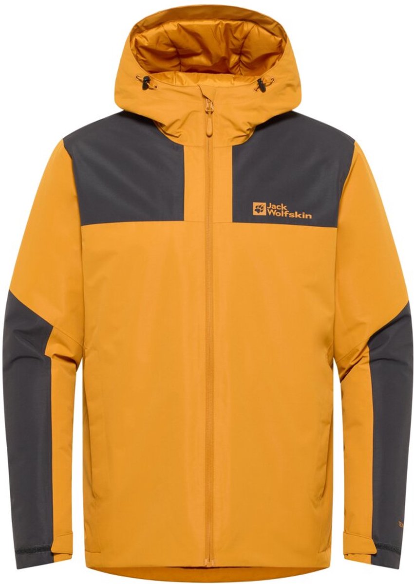 Jack Wolfskin Jasper Insulated Jacket Winterjas Heren Mosterdgeel