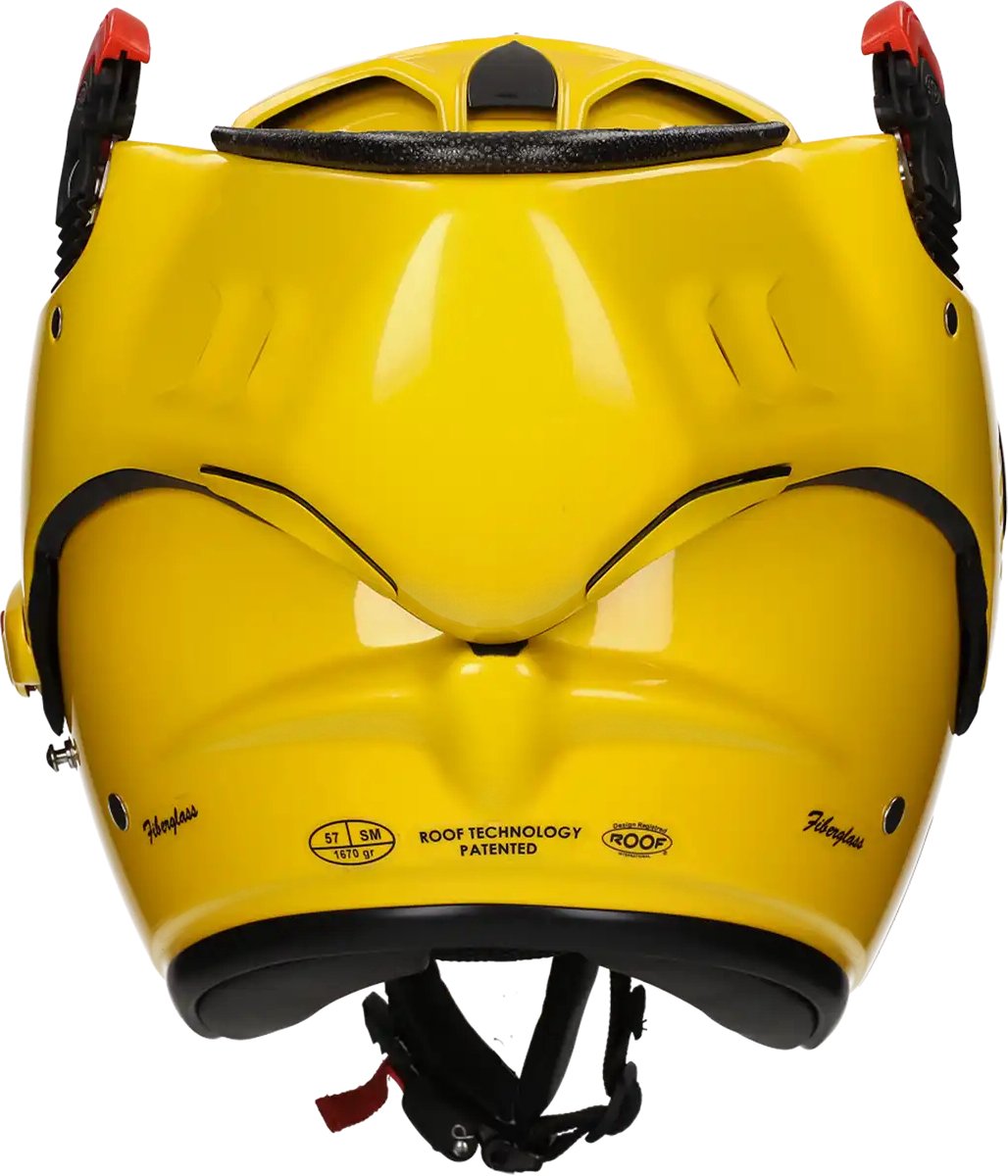 Roof Boxer V8 Alpha Yellow - Systeemhelm - Maat S - Boxer helm - Motorhelm - ECE 22-06 gekeurd
