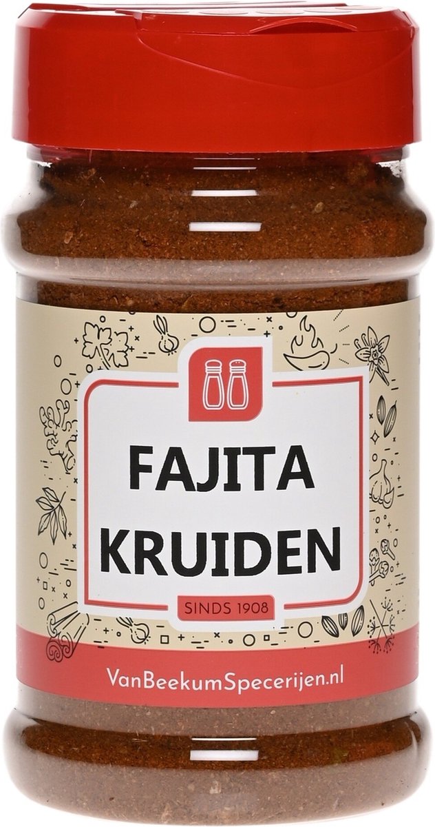 Goedkoopste Van Beekum Specerijen - Fajita Kruiden - Strooibus 150 gram