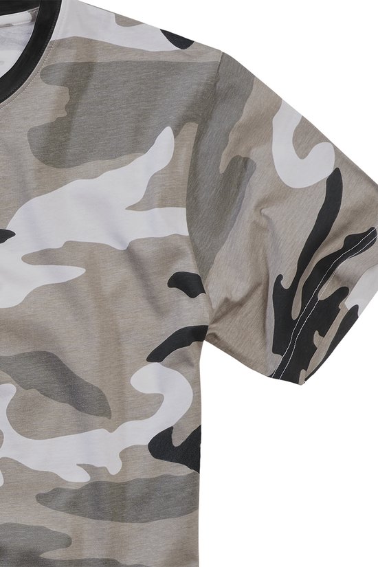 T - shirt de Basic -L- Grijs/ Zwart Urban Classics Men