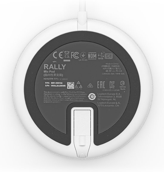 Microfoon Logitech 952-000038 Wit | bol