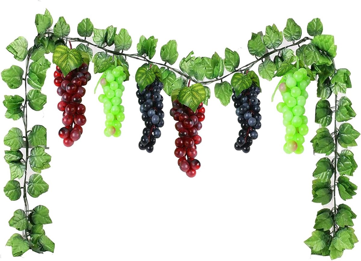7 pièces Raisins en Plastique, Décoration de Raisins Artificiels, Fruits Artificiels 7 pièces Raisins en Plastique, Décoration de Raisins Artificiels, Fruits Artificiels