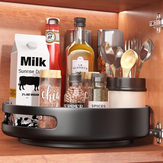 Lazy Susan Draaitafel, 360° Rotatie Lazy Susan Draaitafel Organizer