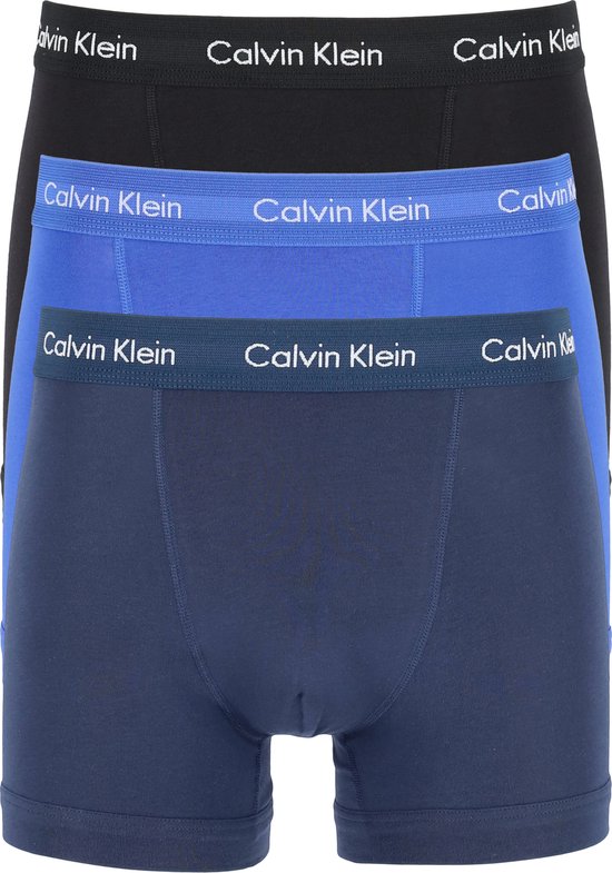 Calvin Klein Heren Boxershort – 3-pack – Zwart/Wit/Grijs – Maat M