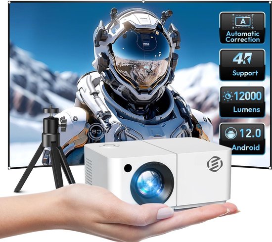 Equivera Mini Beamer - Draagbare Beamer - Beamer - Mini Beamer Projector - Projector - Mini Projector