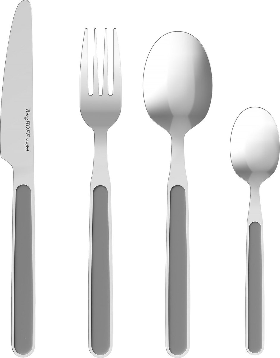 LEO 24-delige bestekset Balance Moonmist - Grijs -
