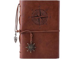 Lapi Toys - Dungeons and Dragons notitieboek - DnD - D&D - Fantasy - Notitieboek - A5 - Imitatieleer - Bruin
