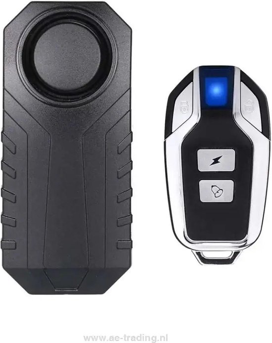 Alarm voor fietsen, e-bikes, fatbikes en scooters waterdicht draadloos