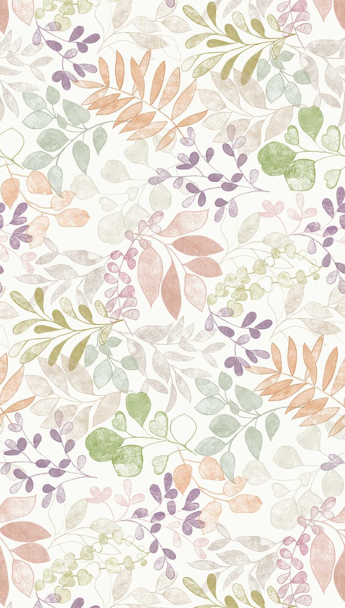 AQUAREL BLOEMEN FOTOBEHANG | Herhaalbaar Patroon - 1,59 x 2,80 meter - A.S. Création Aquarell Dreams