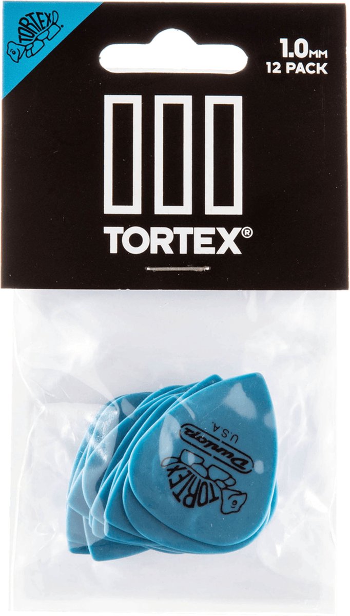 Dunlop 462P100 Tortex III Plectrum 1.00mm 12-Pack - Plectra, zakje met 12 stuks
