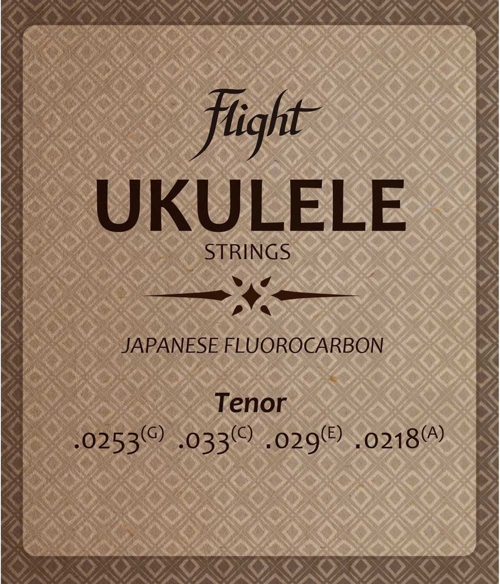 Flight FUST-100 Fluorocarbon Ukulele Snaren voor Tenor Ukulele, Made in Japan