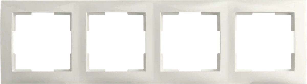 ION industries afdekraam 4-voudig - E1 alpin wit glanzend (80.302.414)
