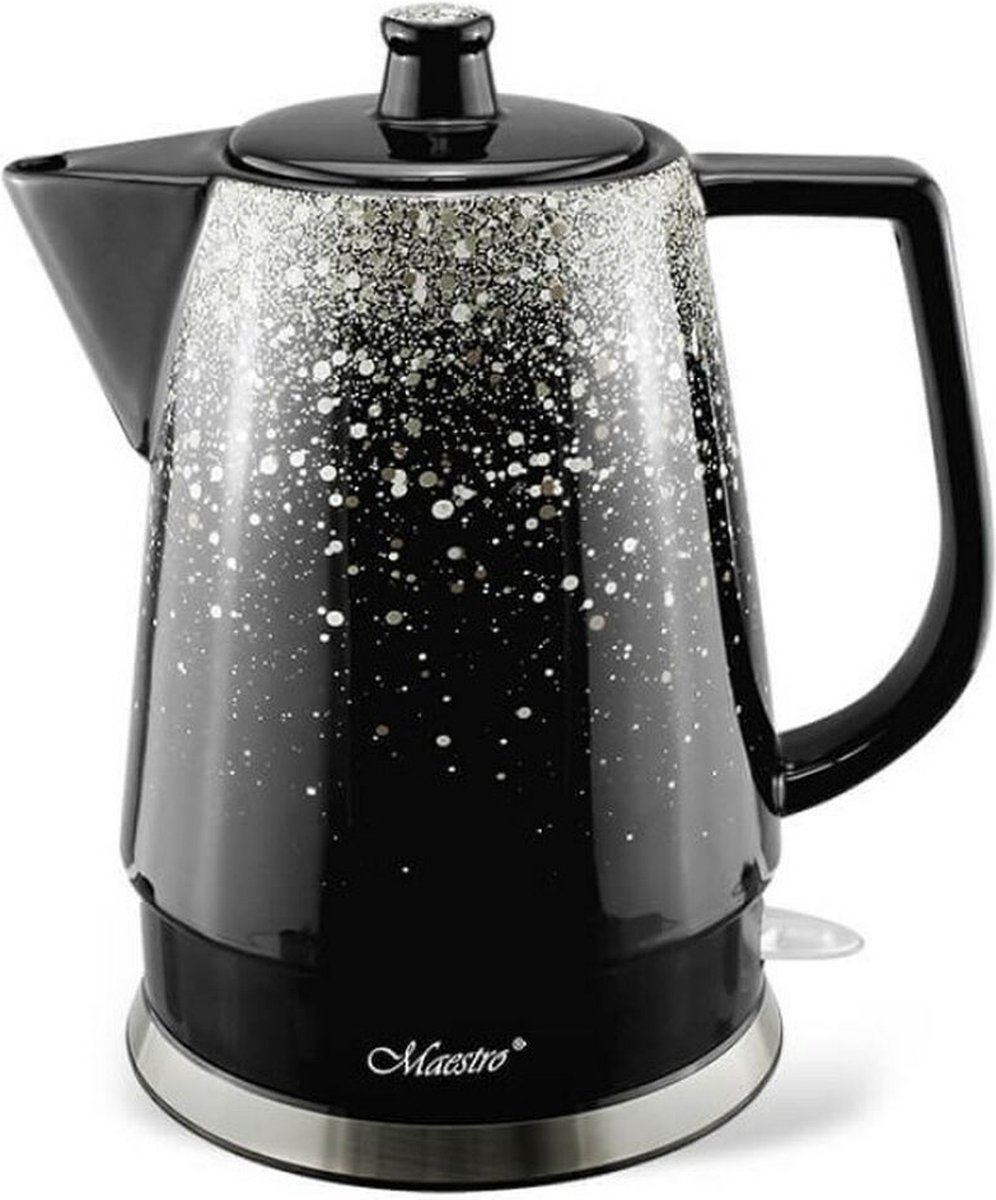 Waterkoker Feel Maestro MR-074 Zwart Zilverkleurig Keramische 1500 W 1,5 L