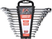 FX Tools Steekringsleutelset - 12-delig - staal - 6-22 mm