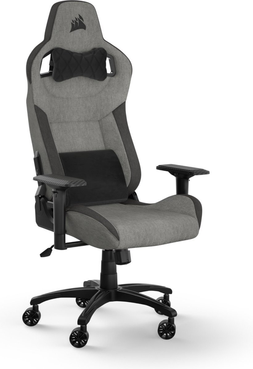 CORSAIR T3 RUSH Gaming Stoel - Grey/Charcoal thumbnail 2