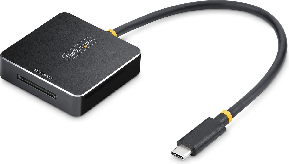 Image of Kaartlezer Extern Startech 1B-USB-C-SDE-ADAPTER Zwart