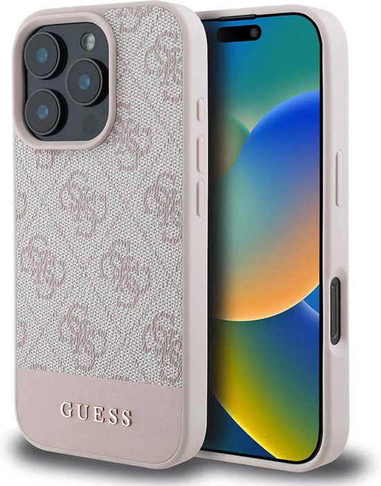 CG MOBILE Guess PU Croco Case with Metal Camera Outline for iPhone 14 Pro Max, Pink : Buy Online at Best Price in KSA - Souq is now