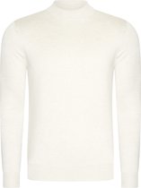 Mario Russo Turtle Neck - Trui Heren - Sweater Heren - Coltrui Heren - XXL - Ecru