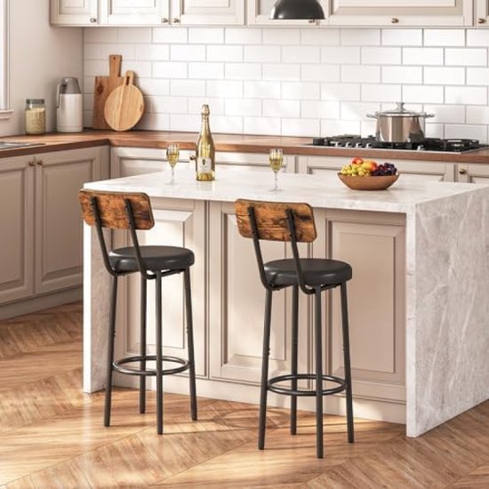 Barkrukken met zithoogte ca 65 - 69 cm - Houten Meubel Outlet