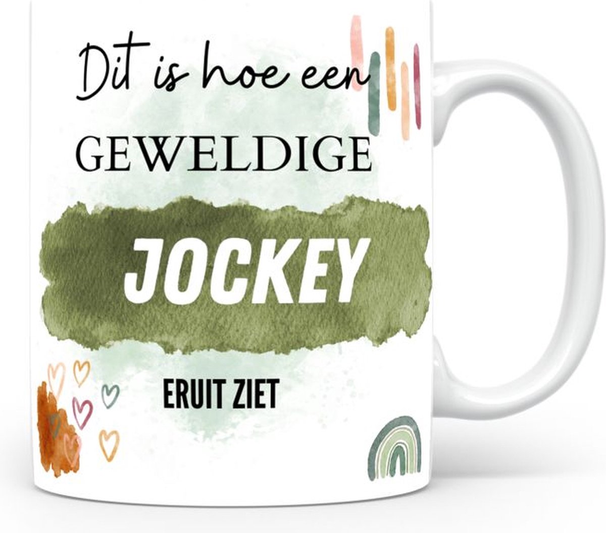 Mok bedrukken met beroep Jockey