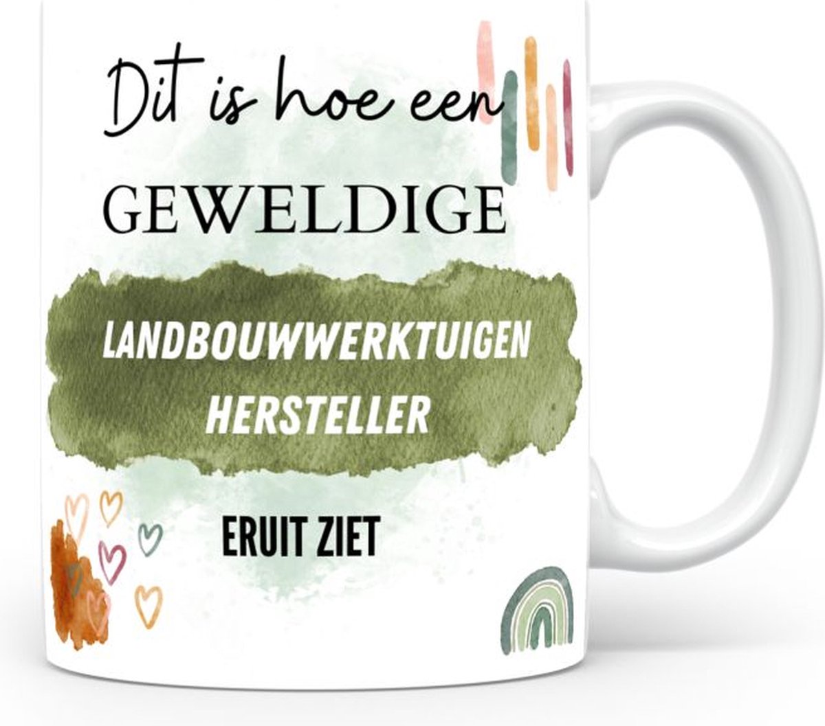 Mok bedrukken met beroep Landbouwwerktuigenhersteller