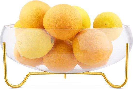 FRUITSCHAAL METAAL met vogel - Design