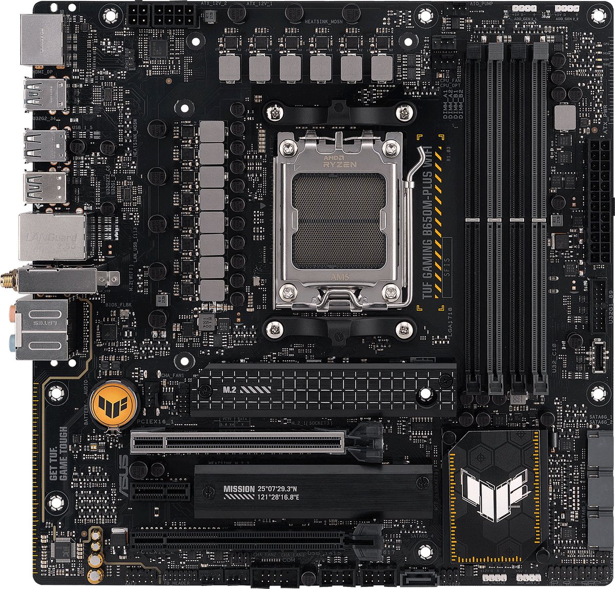 Asus Tuf Gaming B650M-Plus Wifi - Moederbord - Amd B650 - Socket Am5 - Micro Atx - afbeelding 6