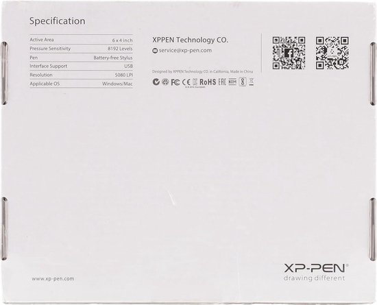 XP-Pen G640 OSU Tablette Graphique 6x4 Pouces Ultra Fine à Stylet