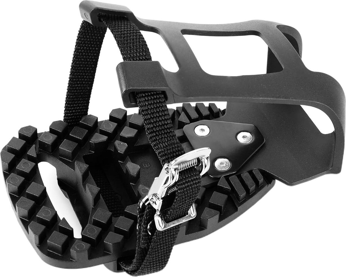Fiets Teen Clips Cage Indoor Oefening Spin Bike Pedaal Adapters - Compatibel met Peloton Bike Pedaal - Toe Clip Straps - Ride met Sneakers.