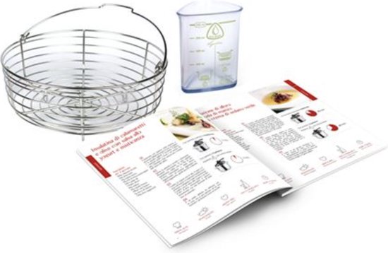 Lagostina La Classica Snelkookpan 12 Liter - 26 Cm Met Mand & Ecobox - Roestvrij Staal