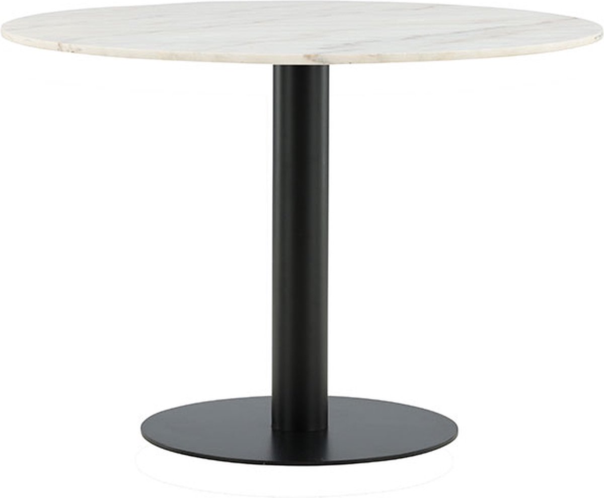 Estelle eetkamertafel Ø106 cm wit.