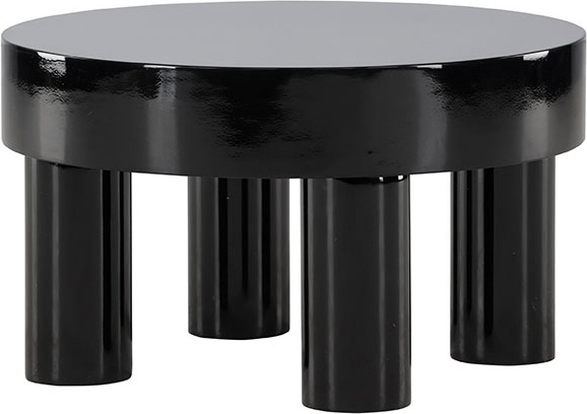 Varberg salontafel Ø60 cm zwart.
