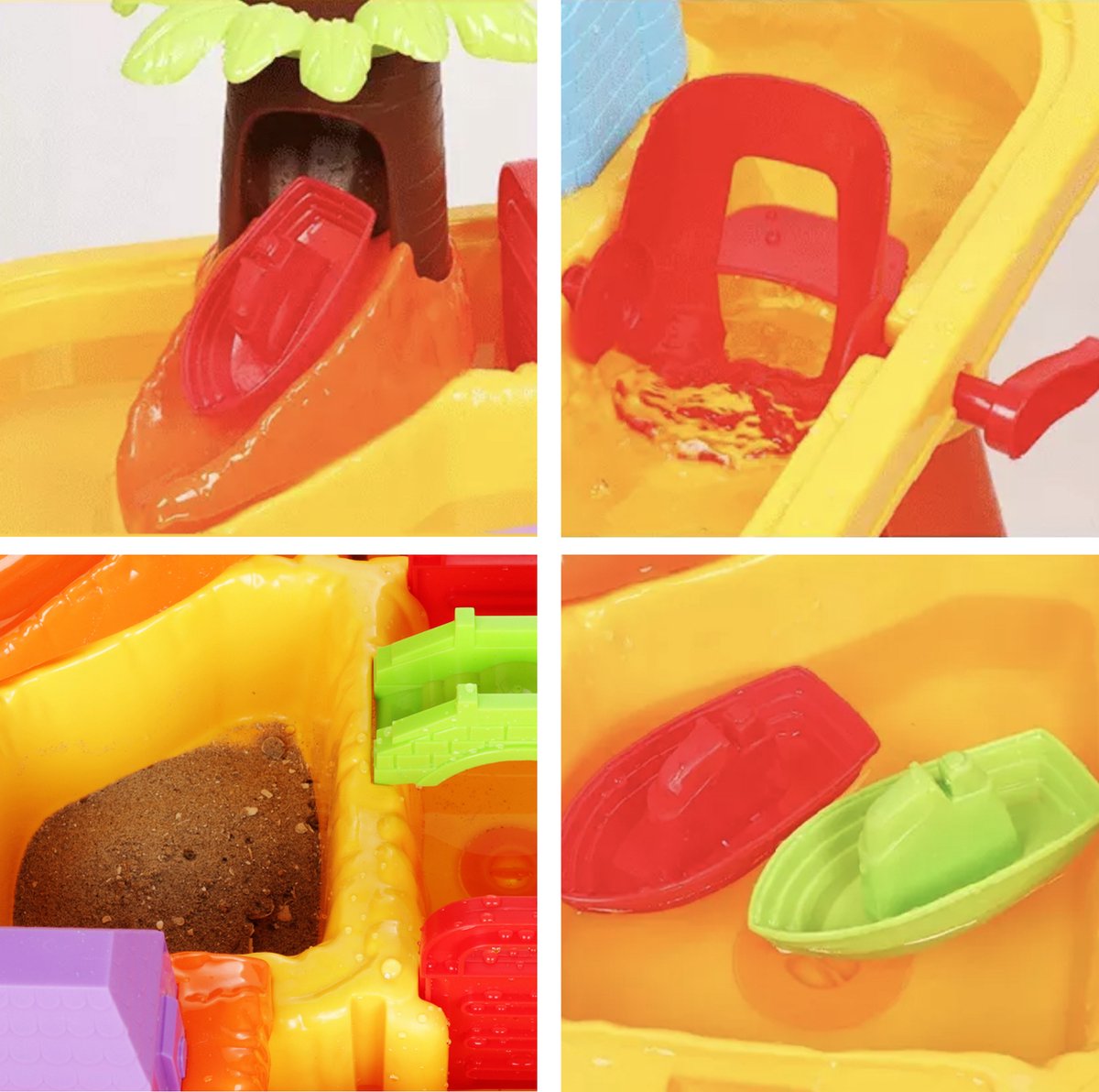 Rockerz Watertafel - Zandtafel - Speeltafel - Water speelgoed - Buitenspeelgoed - 25 delig - inclusief accessoires - Stimuleert hand-oog-coördinatie - Eenvoudig te monteren - Urenlang speelplezier gegarandeerd — afbeelding 4
