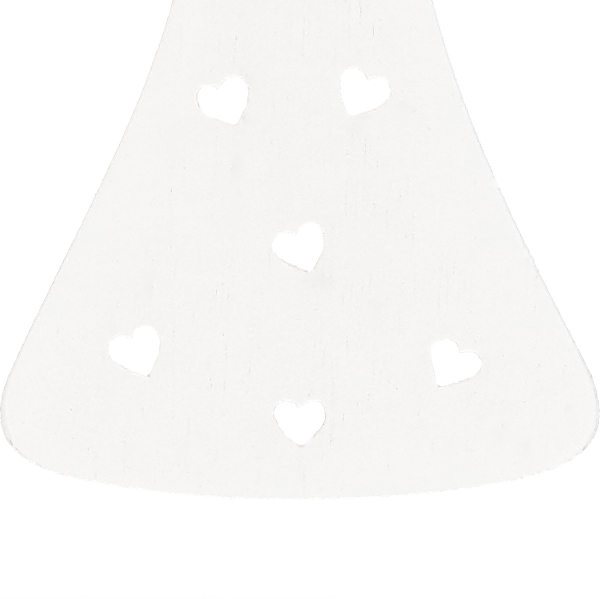 Springos Kersthanger | Kerstversiering | Kerstdecoratie voor binnen | Kerstengel | Hout | 6 Stuks | 7 cm