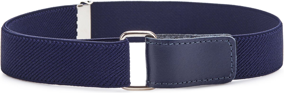 Ladeheid Kinderriem - Riem - Broekriem - Verstelbaar - Polyester - LA-TG-P15 - Dunkelblau - 1-6 Jahre