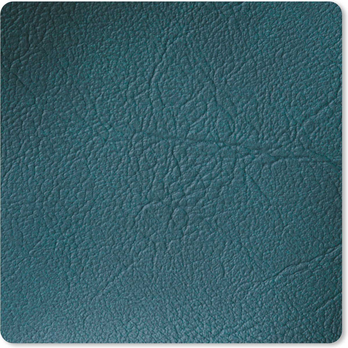 Muismat XXL 60x60 cm - Bureau onderlegger - Bureau mat Leer - Lederlook - Groen - Blauw - Bureaumat - Gaming mousepad xl - Bureaulegger groot - Computer deskmat
