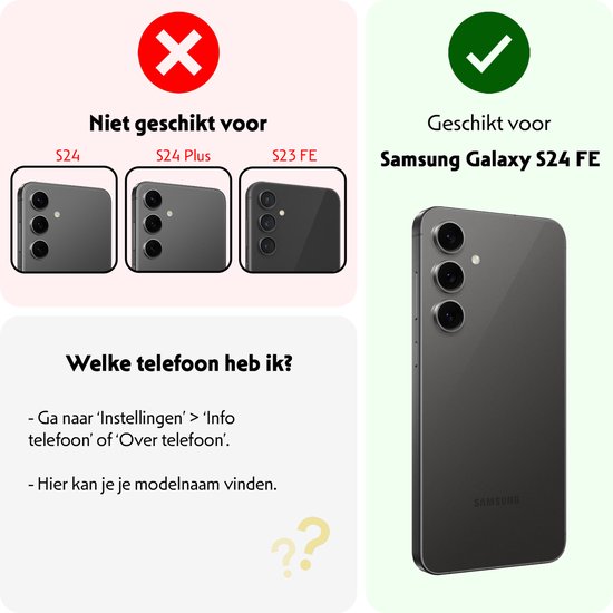 Coque adaptée pour Samsung S24 FE Coque en Siliconen - Coque adaptée pour Samsung Galaxy S24 FE Coque Siliconen - Bleu foncé - 2 pièces