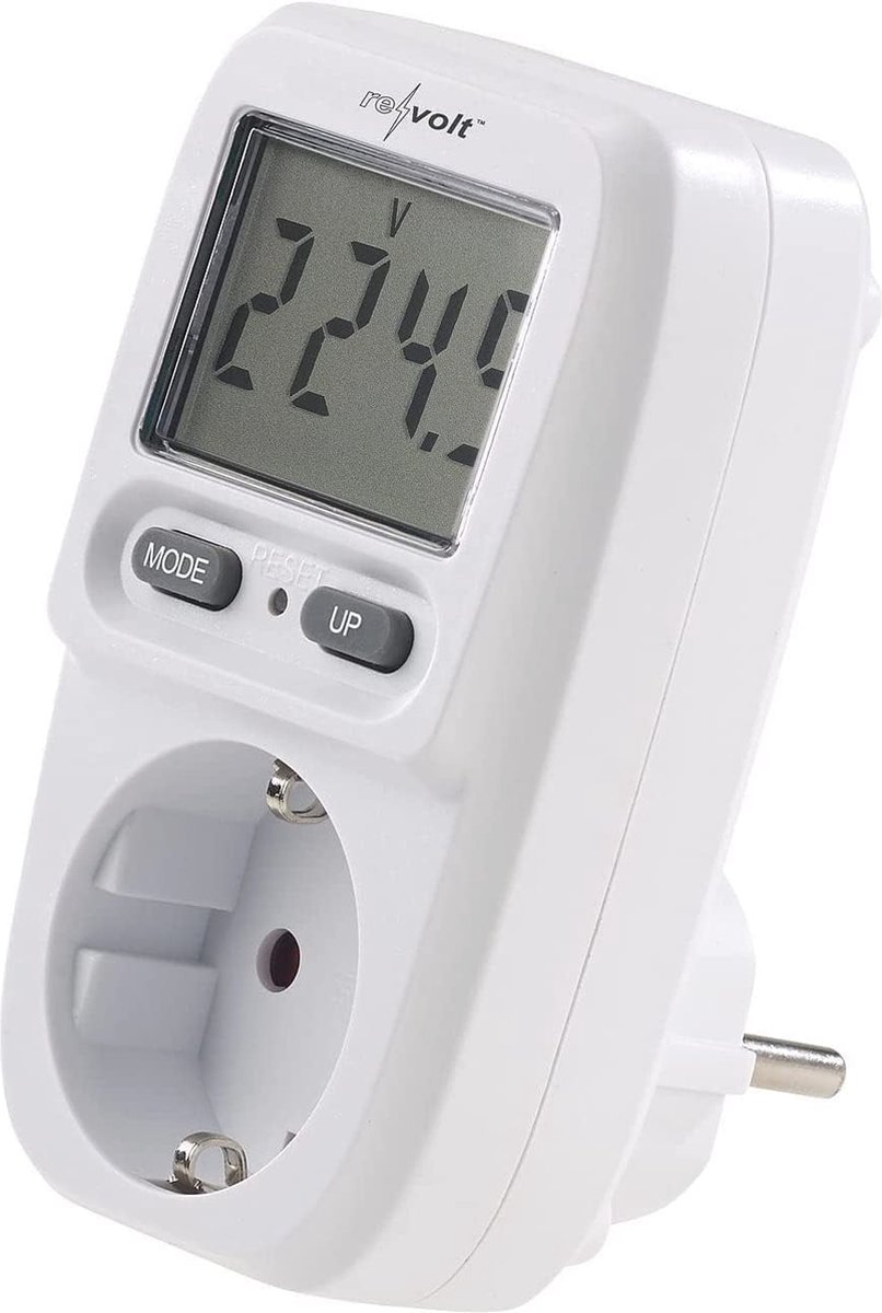 Digitale energiekostenmeter en energieverbruiksmeter tot 3680W - Gemakkelijk energiekosten berekenen