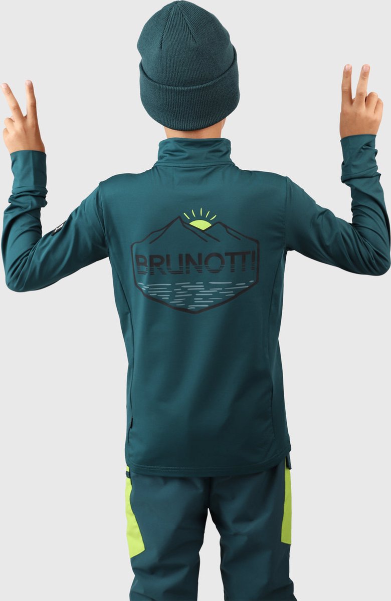 Brunotti Tenny Jongens Fleece Pully Groen