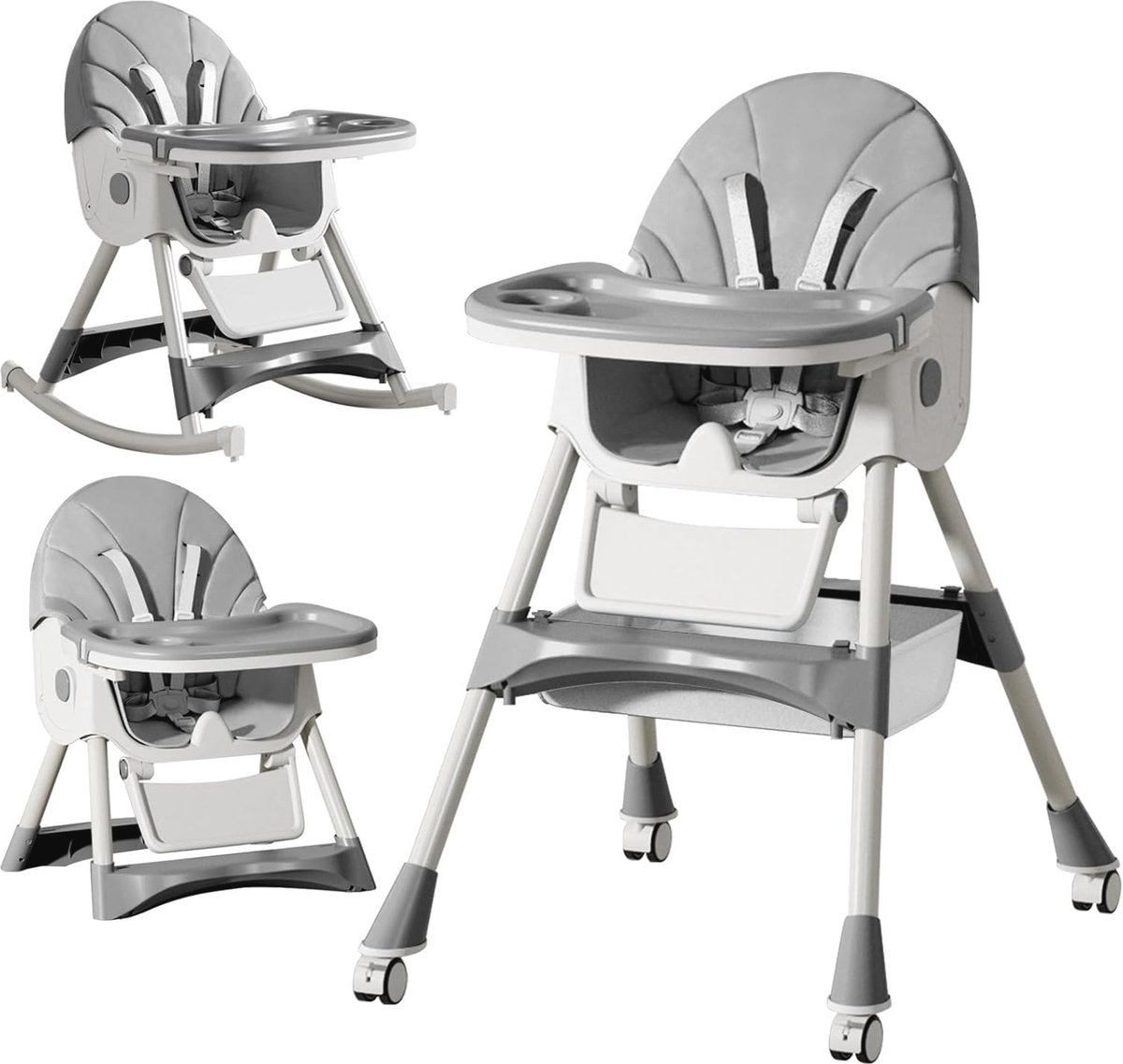Multifunctionele 6-in-1 Kinderstoel voor Baby's en Peuters