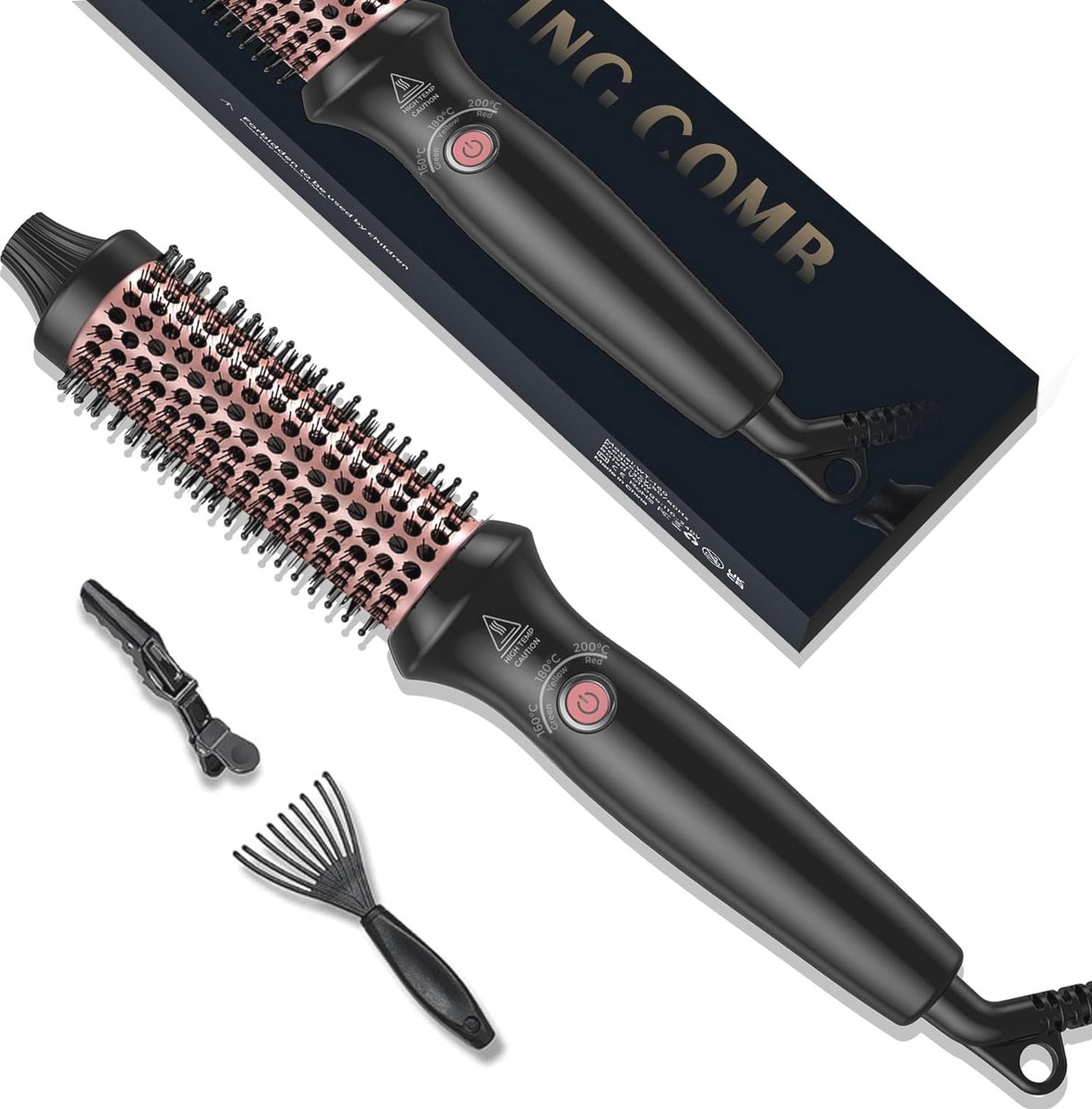 Thermische Borstel 3 in 1 met Keratine Protect en Volume Functie