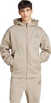 adidas Sportswear New adidas Z.N.E. Trainingsjack met Capuchon - Heren - Beige- L