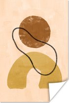 Poster Abstract - Bohemian - Pastel - 20x30 cm