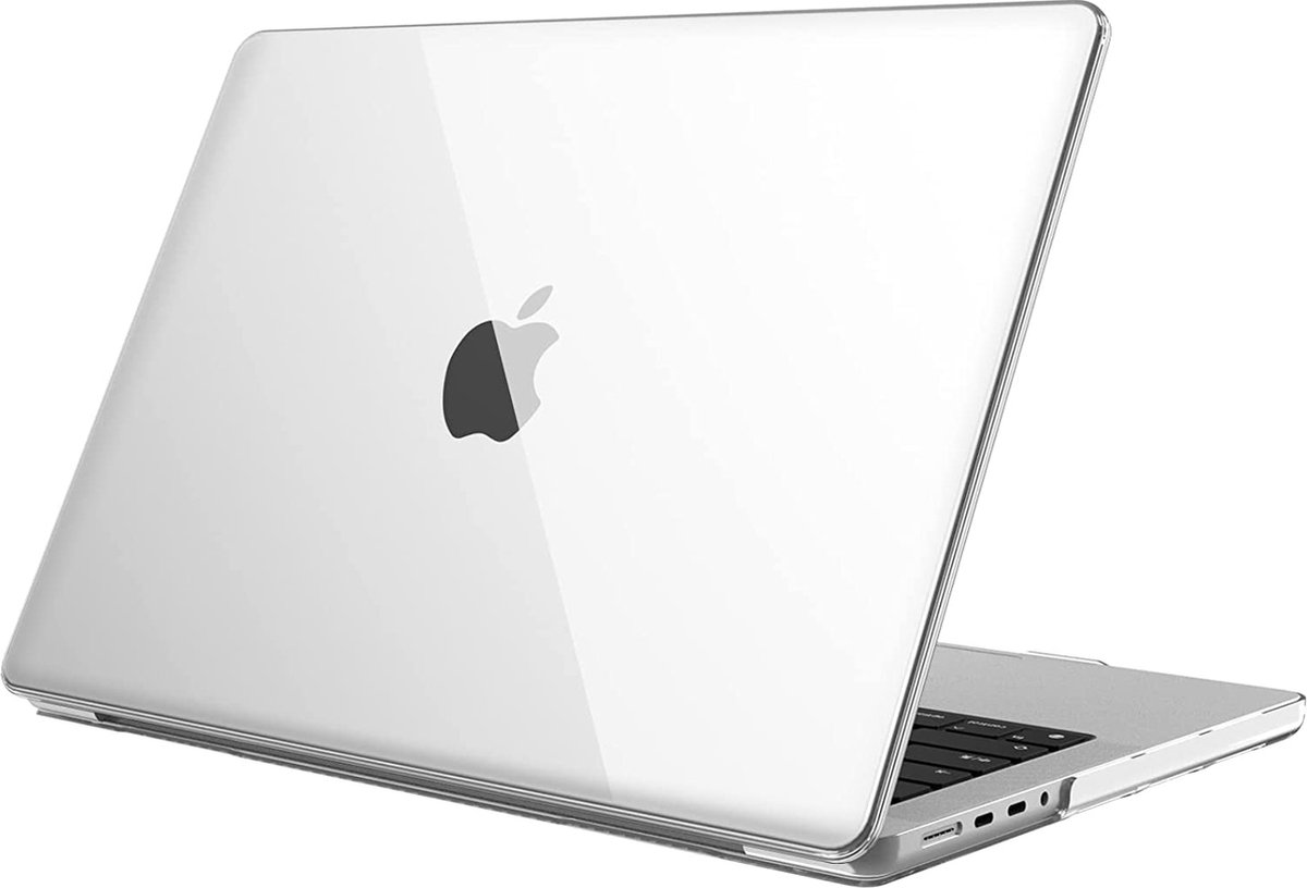Hoes compatibel met MacBook Pro 14 inch (2021 release) A2442 M1 Pro/Max, ultradunne gladde harde schaal beschermhoes snap case compatibel met MacBook Pro 14 inch Retina, transparant helder
