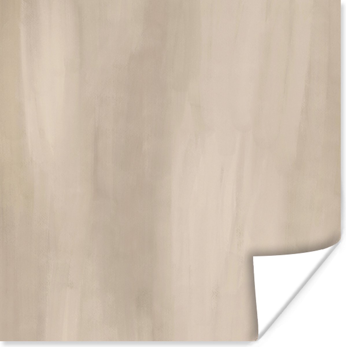 Poster Abstract - Taupe - Design - 50x50 cm