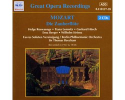Helge Roswaenge, Tiana Lemnitz, Gerhard Hüsch, Berlin Philharmonic Orchestra - Mozart: Die Zauberflöte (2 CD) (Remastered)