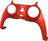 Mobigear - Hoesje geschikt voor Playstation 5 controller Hardcase Hoesje | Mobigear Deco Strip - Rood