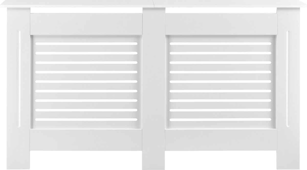 Radiatoromkasting radiatorombouw MDF wit 152x19x82 cm