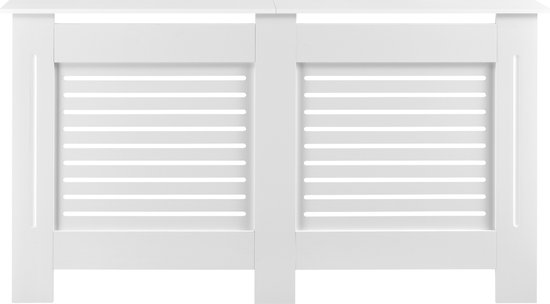 Radiatoromkasting radiatorombouw MDF wit 152x19x82 cm